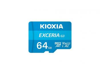 THẺ NHỚ MICROSD KIOXIA EXCERIA G3 64GB - CL10 UHS-I U3 GHI HÌNH 4K - ĐỌC/GHI : 100/50 MB/s