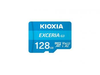 THẺ NHỚ MICROSD KIOXIA EXCERIA G3 128GB - CL10 UHS-I U3 GHI HÌNH 4K - ĐỌC/GHI : 100/50 MB/s